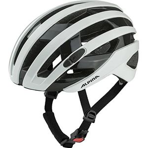 ALPINA Unisex - Volwassenen, RAVEL Fietshelm, white gloss, 55-59 cm