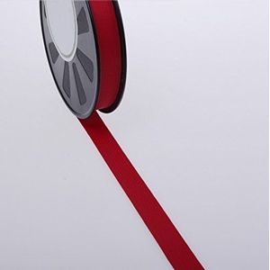 Weerbestendig polyband met ""houtnerf"" - rood - 19 mm - 91 m rol - 30