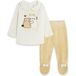 Tuc Tuc Babymeisjesset met beren, beige, bruin, FW21
