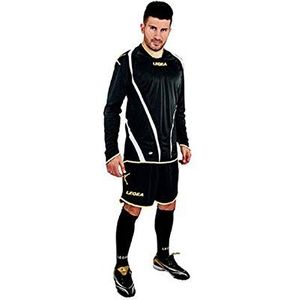 Legea Compostela shirt en shorts heren, zwart/wit, eenheidsmaat (maat fabrikant: XXXS)