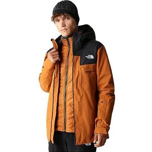 The North Face Fourbarrel Jas Leer Bruin-Tnf Zwart XL