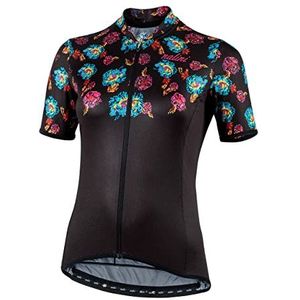 NALINI T-shirt dames, zwart bloemen, XS