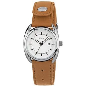 BREIL - Horloges BEAUBOURG voor dames, bruin-wit, Een Maat, Armband