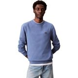 Calvin Klein - LS EU Badge 350Terry CN Swtshrt - Heren Hoodie - Blauw