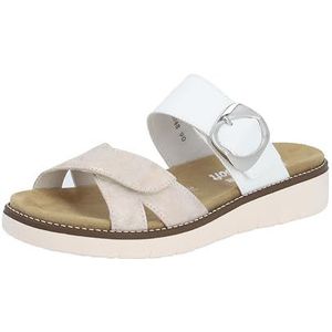 Remonte - D2048-90 - Slippers - Roze-Goud Metallic - Wit Leder