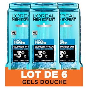L'Oréal Men Expert Cool Power Fresh Extreme Douchegel voor heren, 300 ml