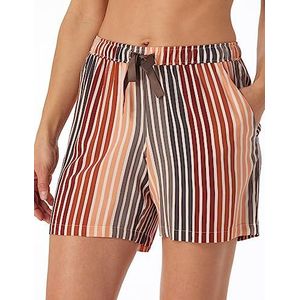Schiesser Dames pyjama shorts geweven broek mix + Relax Viscose Web, Veelkleurig 1_180184, 46