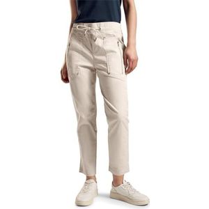 STREET ONE Broek met ritssluiting, Smooth Sand Beige, 42W x 28L