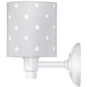 Lamps & Company Wandlamp Plug In Mooie punten Grijs