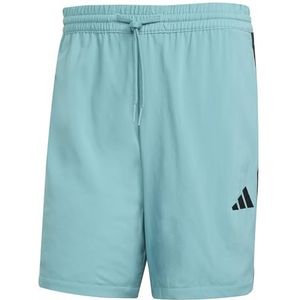 adidas Heren ESSENTIAL THREE STRIPES CHELSEA SHORT, powder teal/black, XS