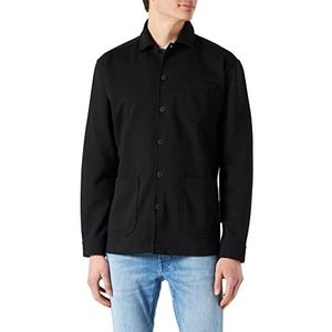Sisley Mens Jacket 322WSQ002 Sweatshirt, Black 100, S