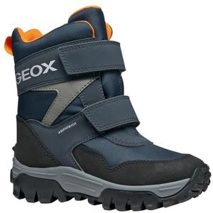 GEOX - Himalaya ABX - Kuitlaarzen - Marineblauw/Oranje
