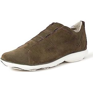 Geox U Nebula Sneakers voor heren, military, 47 EU, legergroen, 47 EU