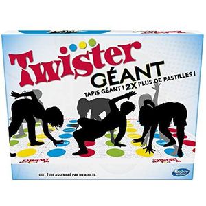 Hasbro Gaming Twister Giant – grappig adresbordspel – Franse versie exclusief op Amazon