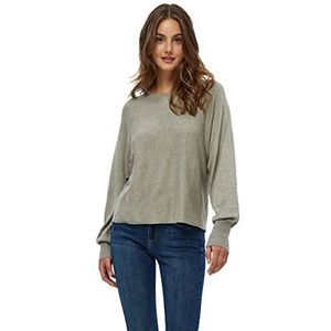 Minus Dames Melva gebreide trui, hout rook melange, L