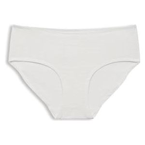 ESPRIT Jaquard Stripe RCS Shorts Hipster-slipje voor dames, off-white, 40