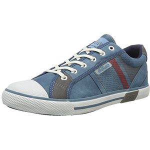 s.Oliver 13622 herensneakers, blauw (denim 802), 44 EU, Blauw denim 802, 44 EU