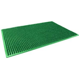 Décor Line deurmat, rechthoekig, polyethyleen, groen, 58 x 38 cm