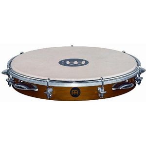 Meinl Percussion PA10CN-M Wood Pandeiro, 25,40 cm (10 inch) diameter, chestnut