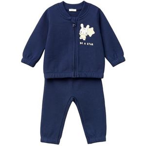 United Colors of Benetton Comp (jas + broek), Blauw, 74