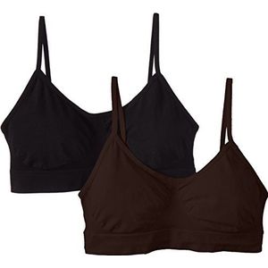 Luigi di Focenza Bustier voor dames, 2 stuks - bruin - 44