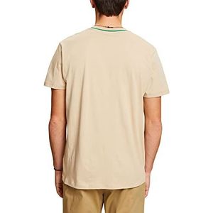 edc by ESPRIT Heren 043CC2K307 T-shirt, 285/SAND, XS, 285/zand, XS