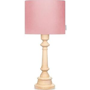 Lamps & Company Vloerlamp fluweel roze