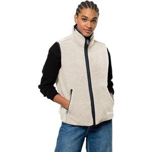 Jack Wolfskin - High Curl Vest W - Fleecejack - Nachtblauw