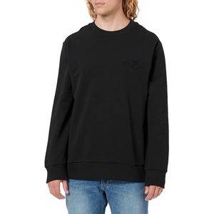 GANT REG Tonal Shield C-Neck Sweat, zwart, XL