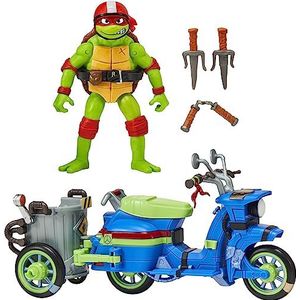 Teenage Mutant Ninja Turtles - Turtle Cycle met zijspan en figuur