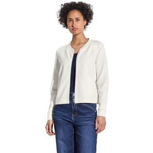 Street One - Lichte Structuurjas - Off-White - Katoenmix met Stretchaandeel