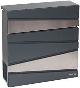 Brievenbus - Roestvrij Staal - Zwart