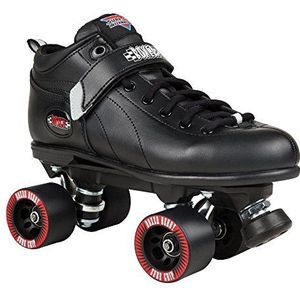 Suregrip Quad-skates skates unisex volwassenen, unisex_volwassene, zwart (zwart), 35