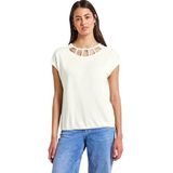 Street One Dames Shirt in linnenlook in Wit, in size: 34