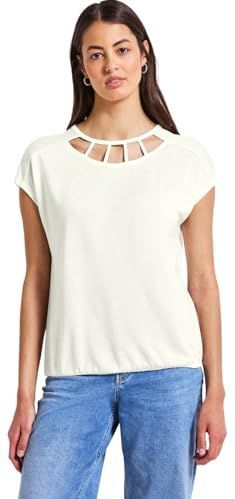 Street One Dames Shirt in linnenlook in Wit, in size: 36