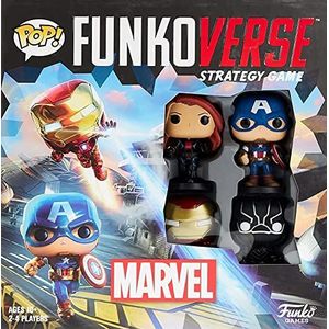 Funko Funkoverse: Marvel Avengers (4-pack exclusieve POP! figuren) Lichtstrategie bordspel voor kinderen en volwassenen (leeftijd 10+) Ideaal voor 2-4 spelers 46060