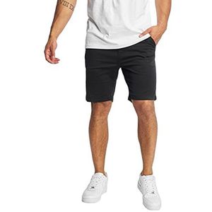 Urban Classics Heren Shorts Stretch Twill Joggshorts, Chino Joggshorts voor mannen, regular fit, katoen, verkrijgbaar in vele kleuren, maten XS-5XL, zwart, XL