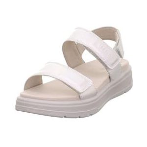 Legero - Sunwalker - Damessandalen - Metallic Silver - Platte Zolen