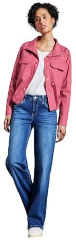 Street One - Korte Jas - Desert Berry - Katoen - Opstaande Kraag, Borstzakken, Trekkoord aan de Zoom