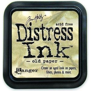Ranger 268117 Tim Holtz Distress Ink Pad, oud papier, 7,5 x 7,5 x 3 cm, kunststof