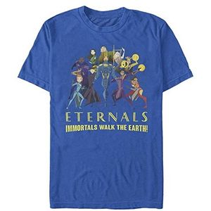 Marvel: Eternals - Group Shot Unisex Crew neck T-Shirt Bright blue L