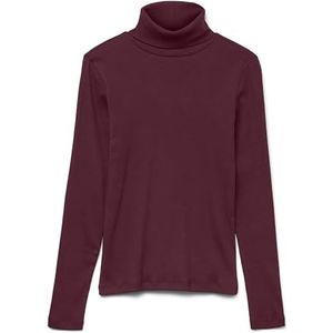 VERO MODA Vmchloe Ls Rolnecktop Ga JRS Noos, Winetasting, M