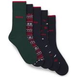 HUGO - Kniekousen - Katoenmix - Set van 5 paar