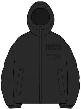 Jack & Jones - JCOBOSTON - Gewatteerde Jas - Zwart