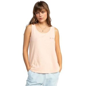 Roxy SATURDAZE Tank T-shirt Roze L, Perfect perzik, L