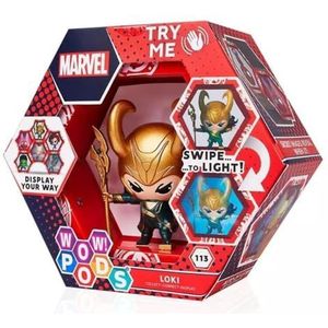 WOW! PODS Avengers Collection - Loki | Superheld Light-Up Bobble-Head Figuur | Officiële Marvel Speelgoed, Verzamelobjecten & Geschenken