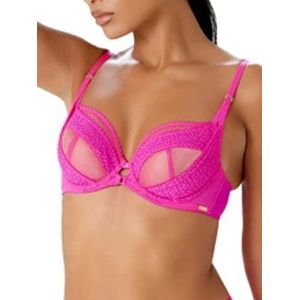 Gossard Envy Niet Gewatteerde Plunge BH Roze Glo 28DD, Roze Glo, 60E
