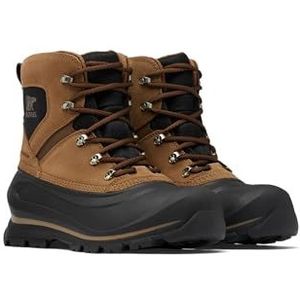 Sorel - Buxton Lace Boot WP - Snowboots - Delta Black - Suède en Textiel - 200g Isolatie