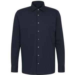 bugatti Vrijetijdshemd voor heren, 1:1 mouw, blauw, M