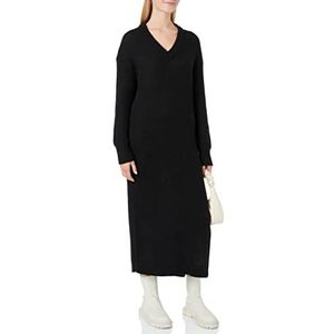 JACK & JONES Dames Jxnicolle Fluffy Dress Knit Noos jurk, zwart, M